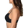 thumbnail image 2 of Fruit of the Loom Women's Breathable Cami Bra with Convertible Straps, Black, 34B, 2 of 6