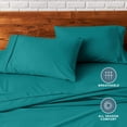 thumbnail image 6 of Bare Home Pillowcase Set - Premium 1800 Collection - Double Brushed - Ultra Soft - Standard Size, Emerald, 2 Count, 6 of 8