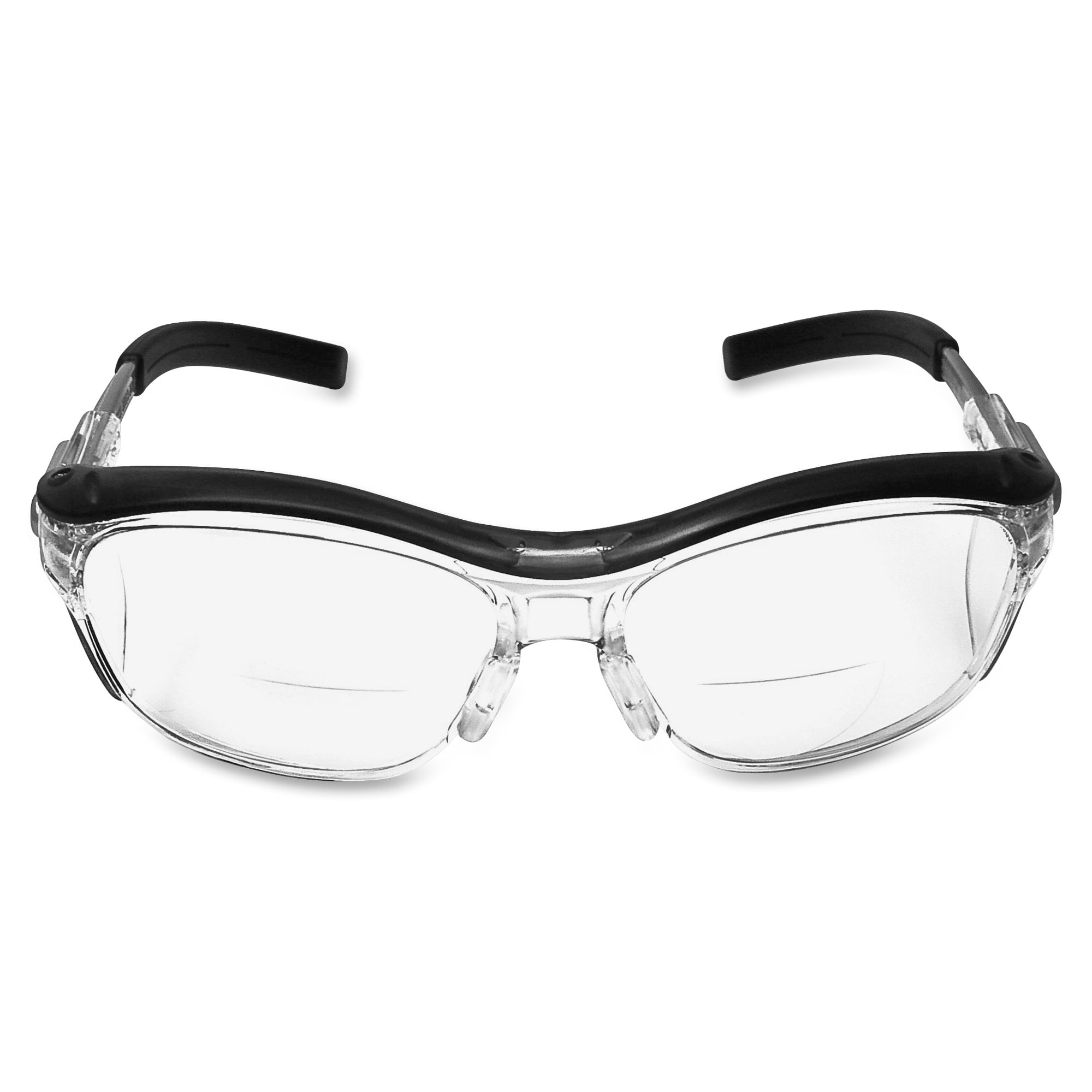 3M, MMM114340000020, Nuvo Protective Reader Eyewear, 1 Each, Gray,Clear