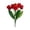Red, variant on Artificial Tulip Bouquet Verdsylv 7-Head Large Petal Tulip Artificial Flower - Lifelike Silk Bloom for Home Decor & Wedding Centerpieces - Realistic Table Arrangement - Elegant Floral Accent, Yellow