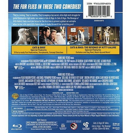 Cats & Dogs / Cats & Dogs: The Revenge of Kitty Galore (Blu-ray)