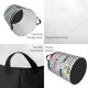 thumbnail image 2 of Fotbe Hello Cesto de Ropa con Asas, Cesto Impermeable de Gran Capacidad, Bolsa de Lavado para Dormitorio, Cesto de Ropa con Ruedas y Asas-Small, 2 of 6