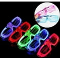thumbnail image 3 of 12 Glow Frame LED Flashing Glasses Light Up Sunglasses Wedding Party Favor Packs, 3 of 6