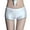 White, variant on Women Underpants Smooth Ice Silk Solid Color Mid Waist Moisture-wicking Slim Fit High Elasticity Daily Wear Lady Boxers