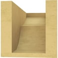 thumbnail image 4 of 5"W x 10"D x 5"H Wide Crestline Rough Cedar Woodgrain TimberThane Corbel, Primed Tan, 4 of 6