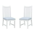 thumbnail image 5 of Linon Bonnie Upholstered  Side Chair White Set Of 2, 5 of 13