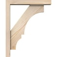 thumbnail image 3 of Ekena Millwork 3 1/2"W x 16"D x 20"H Balboa Block Smooth Bracket w/ Offset Brace, Douglas Fir, 3 of 25