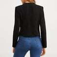 thumbnail image 4 of Vedolay Women Tops Womens Blazer Casual Long Sleeve Open Front Business Lapel Suit Jackets with Pockets,Black XXL, 4 of 5