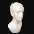 thumbnail image 3 of Mannequin Hat Display Lifelike White Foam Mannequin, 3 of 7