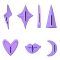 thumbnail image 1 of 9pcs Bikini Privates Shaving Stencil Set Female Pubic Hair Trimmer Shaver, 1 of 4