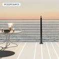 thumbnail image 2 of Miumaeov Cable Railing Post Deck Railing Garden Fencing Accessories Stainless 36*2*2 In, 2 of 13