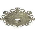 thumbnail image 3 of 38 3/8"OD x 6 5/8"ID x 2 7/8"P Orleans Ceiling Medallion (Fits Canopies up to 8 1/4"), Hand-Painted Castle Stone Crackle, 3 of 6