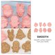 thumbnail image 4 of 8pcs Christmas Theme Molds Lovely Cookie Moldes de dulces Moldes de bricolaje encantadores (rosa), 4 of 6