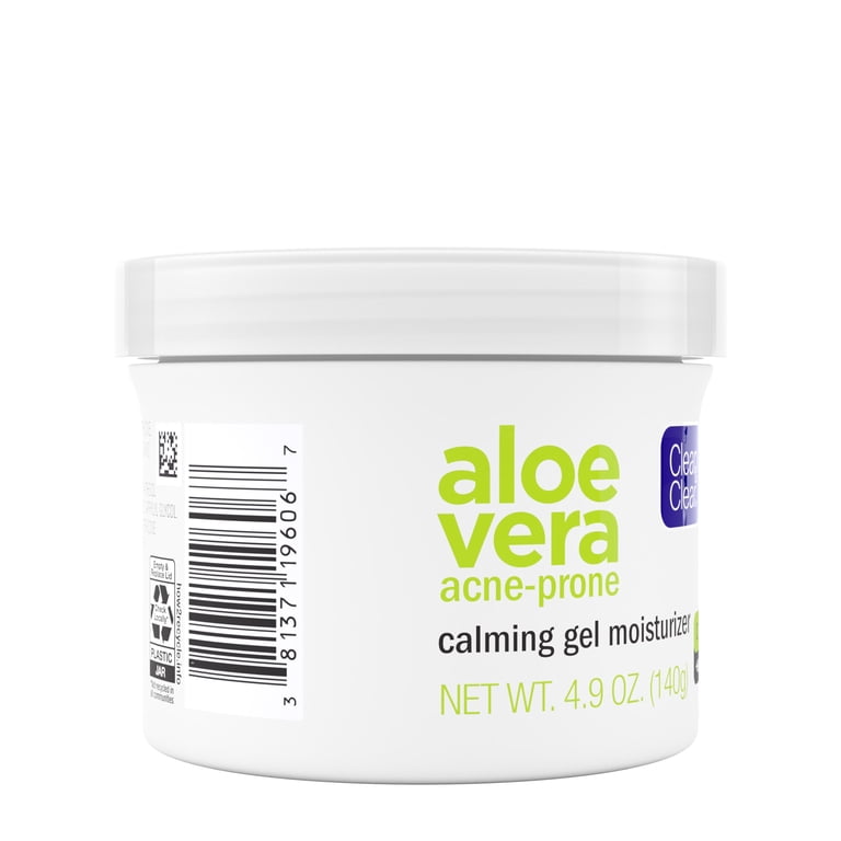 Clean & Clear Aloe Vera Calming Gel Acne Facial Moisturizer, 4.9 oz -  Walmart.com