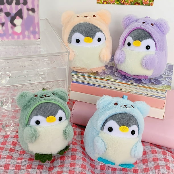 Peluche Pingüino Con Rosquilla – Llavero De 10 Cm Para Mochila, Bolso O Coche, Regalo Original Para Niños Y Adultos