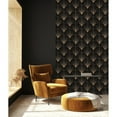 thumbnail image 2 of Black and Gold Wallpaper Peel-and-Stick - 25"W x 125"H, 2 of 3