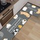 thumbnail image 1 of Alfombrilla antideslizante lavable para cocina, sala de estar felpudo absorbente para, dormitorio, área larga, entrada de baño, almohadilla de oración Fivean unisex, 1 of 2