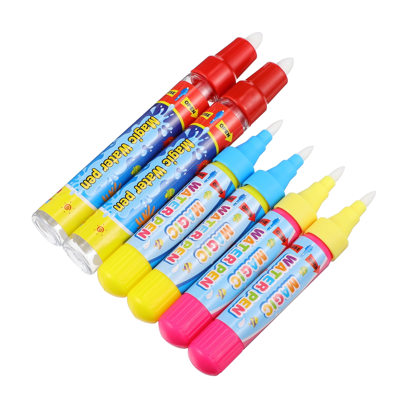 6PCS Magic Replacement Water Pen/Drawing Pen,Add Water Pen For Water Doodle Mat 