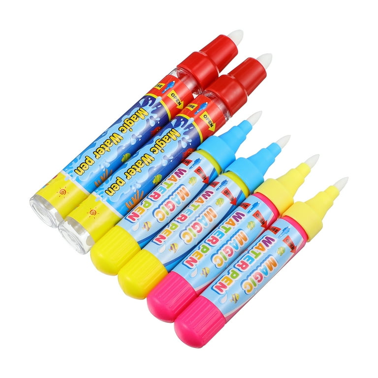 Water Doodle Pens Replacement Water Pen, Drawing Doodle Pens for Aqua Water  Doodle Mat (Pack of 6)