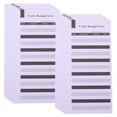 thumbnail image 3 of Shisuyan 24 Feuilles de Cartes de Budget Français Planificateur de Budget Multi-Fonction, 3 of 9