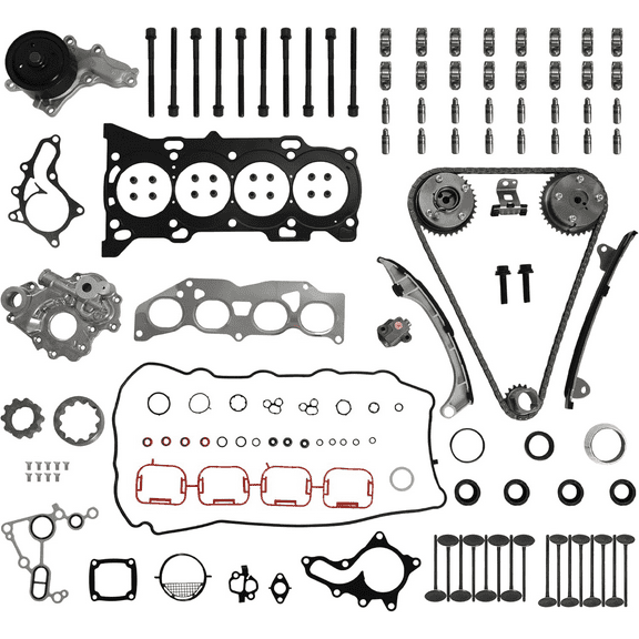 Engine Rebuild Kit Rocker Arms Lifters Timing Chain Kit VVT Head Gasket Set Water Pump Oil Pump For Toyota Camry Rav4 2.5L 2.7L 2ARFE 2009-2018