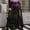 Purple, variant on ALLLIST Black Women Skirt Long Gothic Lace See Through Trendy A-Line Teen Skirt