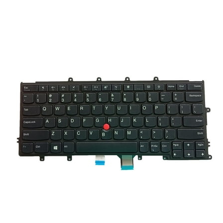 Laptop Replacement Keyboard, US with Point English Black, 0C02291 for x240 x2400 x260 x270 Parts High Quality