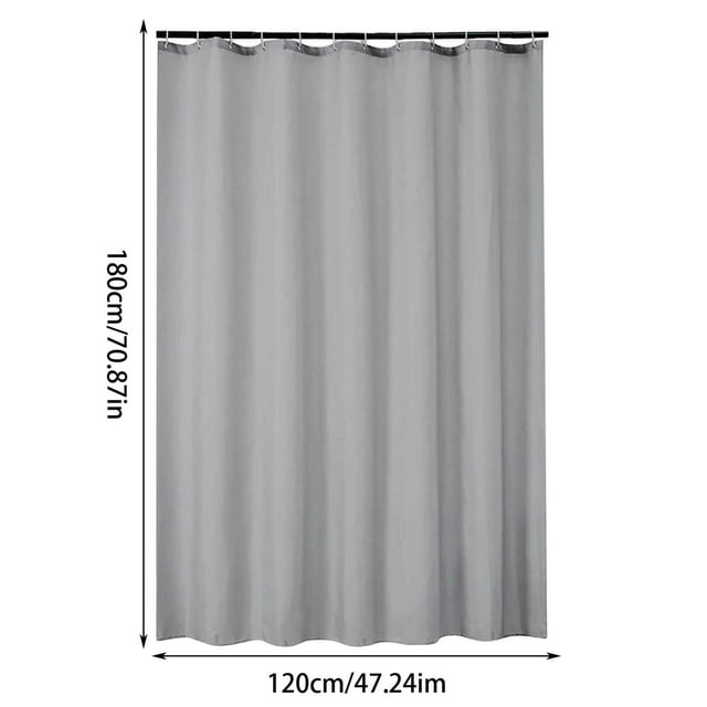 Cortina de ducha, forro para cortina de baño, tela impermeable de poliéster, separador de baño, ojales inoxidables, secado rápido, fácil limpieza, decoración para el baño del hogar