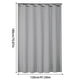 thumbnail image 2 of Cortinas de baño de 120 x 180 cm, color liso, impermeables, de poliéster grueso, para puerta de baño., 2 of 6
