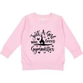thumbnail image 2 of Inktastic Just a Girl Who Loves Gymnastics Toddler Sweatshirt, 2 of 4