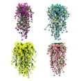 thumbnail image 6 of Artificial Silk Flower Vine Wall Hanging Basket for Home Wedding Garden Decor - 1 Piece, 6 of 7