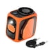 thumbnail image 4 of Ventilador de cintura para exteriores, pequeño, personal, resistente, silencioso, con clip de 5 velocidades Naranja, 4 of 7
