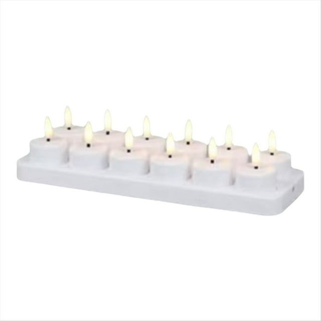 Velas LED Sin Llama con Pilas, 12 Unidades