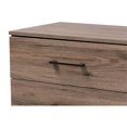 thumbnail image 5 of Baxton Studio Daxton Commode de Rangement Moderne et Contemporaine en Bois Finition Chêne Rustique à 3 Tiroirs, 5 of 5