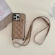 thumbnail image 3 of Funda protectora de cuero PU con tarjetero para IPhone, carcasa dura, cartera cruzada, 15, 14 Plus, 13, 12, 11 Pro Max, 3 of 4