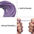 thumbnail image 3 of Unique Bargains 11 Yards 1mm Round Leather Cord Lacing String for DIY Crafts, Light Purple, 3 of 7