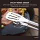 thumbnail image 4 of Nestingho 4Ud Pinzas De Cocina Ergonómicas De Acero Inoxidable Para Servir Steak Pan Y Barbacoa Plata, 4 of 8
