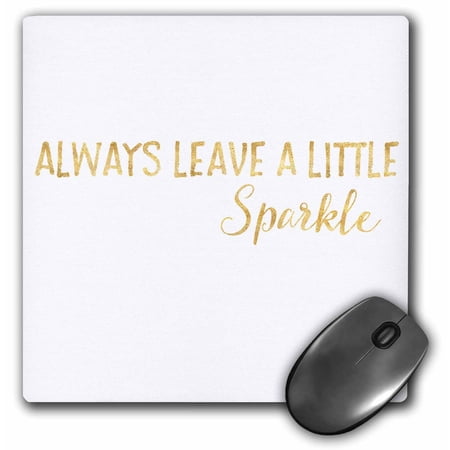 3dRose  Image of Gold Sparkle Quote  MousePad price history on PriceWatchPro