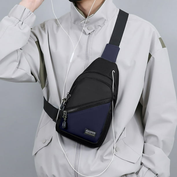 Mochila Bandolera para Hombre, Mochila de Pecho, Bandolera para Mujer, Mochila de Gran Capacidad para Ir Al Trabajo, Mochila para Ciclismo y Viajes.