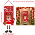 thumbnail image 1 of Bandera colgante navideña para puerta de porche, adornos navideños para el hogar 2024, regalos navideños, decoración de Año Nuevo 2025, 1 of 6