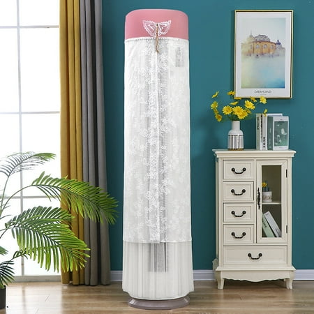 

Nvzi-a universal air conditioning cover cylindrical vertical air conditioning dust cover no height required for startup 180CM air conditioning universal (pink)