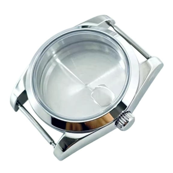 freneci 36mm Stainless Steel Watch Case Fashion Replacement Repair for NH35 Movement