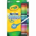 thumbnail image 1 of Crayola 58-5050 Marcadores Lavables para Dibujar, 50 Colores, 1 of 3