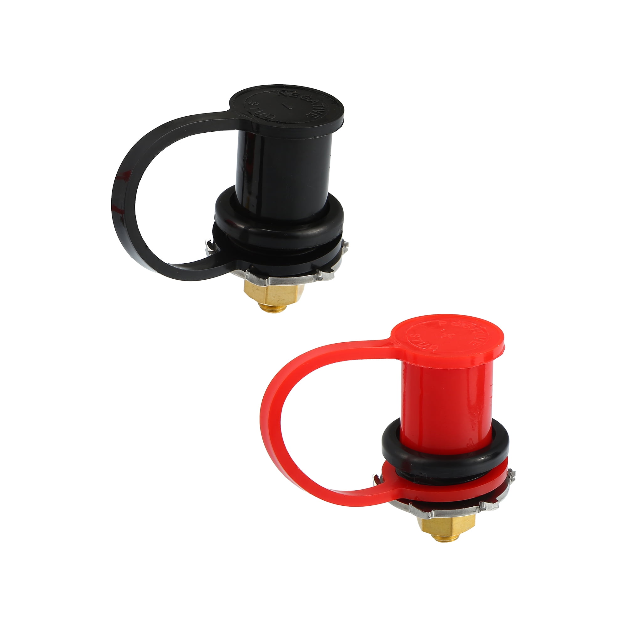 Unique Bargains 1 Set 3/8' Car Battery Jump Post Starter Remote Battery Terminal Relocation for UTV ATV Trucks