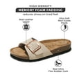 thumbnail image 4 of Project Cloud 100% Genuine Leather w/ Memory Foam Big Buckle Sandals for Women (Ibiza), 4 of 8
