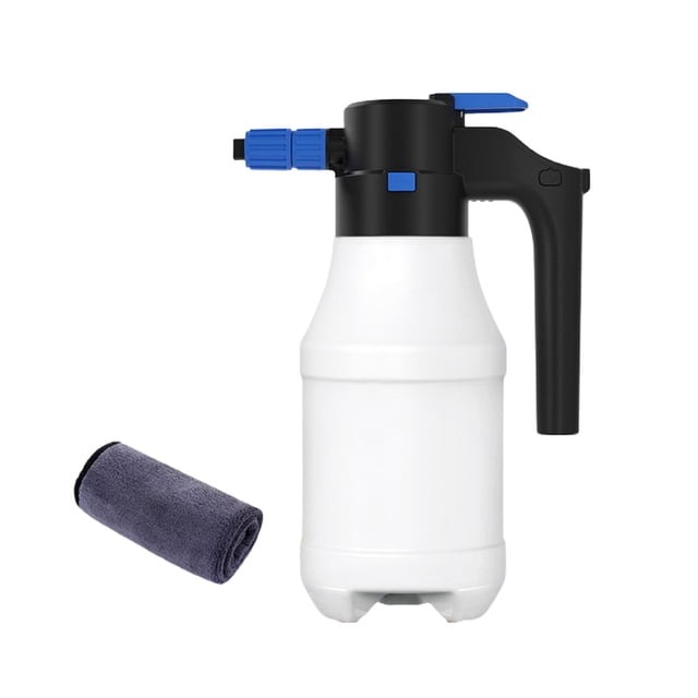Rociador eléctrico genérico de espuma a presión, accesorio para lavado de coches, pulverizador de espuma de mano de 1,5 l para vehículos, belleza y Sin esponja