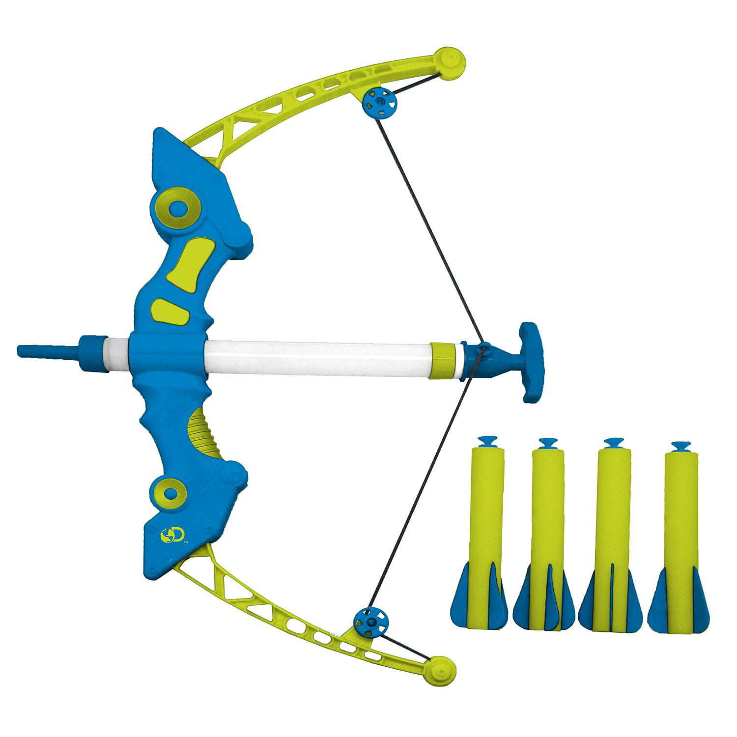 Discovery Kids Galactic Air Powered Compound Blaster Bow and 4 Arrow Darts