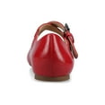 thumbnail image 4 of Journee Womens Ivanna Almond Toe Mary Jane Buckle Detail Comfort Flats, 4 of 10