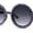 Black Lavender Smoke, variant on Womens Full Rhinestone Wizard Round Circle Lens Plastic Sunglasses Black Lavender Smoke