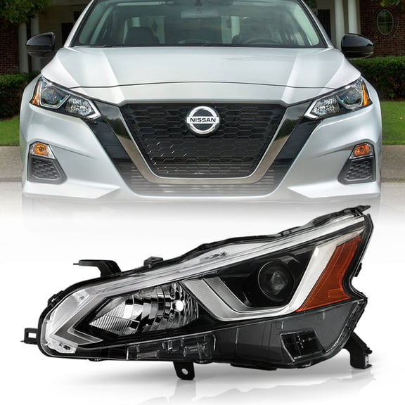 For 2019-2022 Nissan Altima Halogen Projector Headlight Headlamp Driver Side